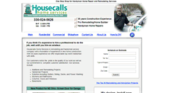 Desktop Screenshot of housecallshomeservices.com