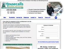 Tablet Screenshot of housecallshomeservices.com